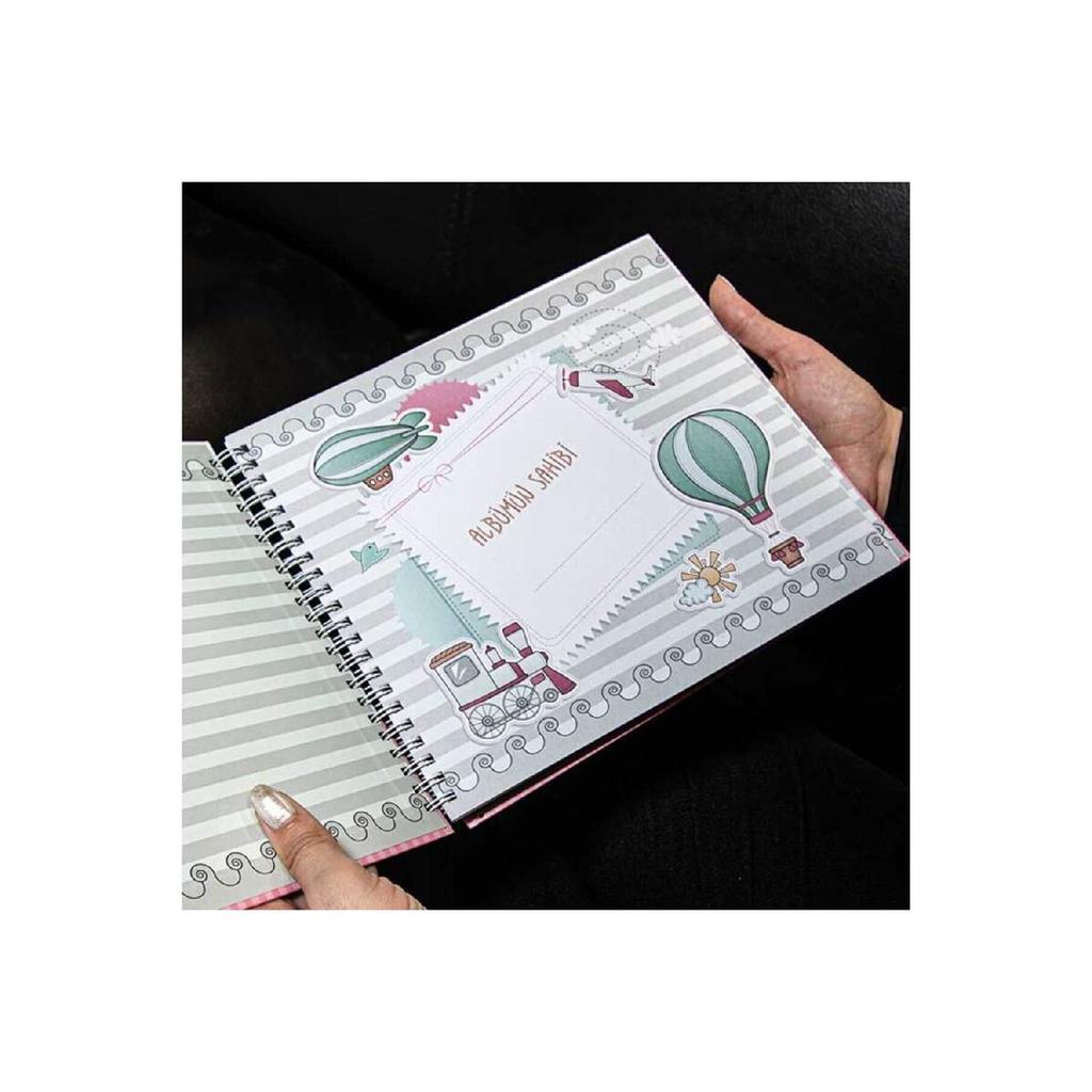 Книга-память «Дневник беременности и матери и ребенка» в штучной упаковке — с фотолентой и гелевой ручкой в ​​подарок