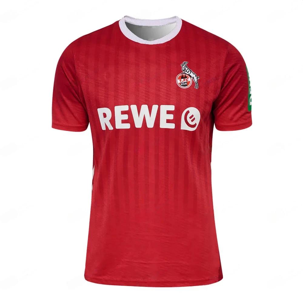 Немецкий сезон 25-26 Футбольный клуб Кельн мужская летняя повседневная спортивная одежда третья домашняя и гостевая 3D-печать взрослые дети унисекс