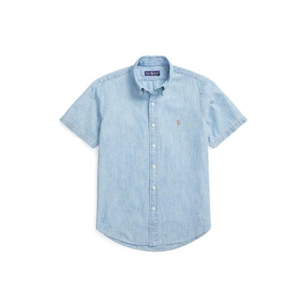 Polo Ralph Lauren Мужская классическая рубашка из шамбре Mnpowov1n820446400