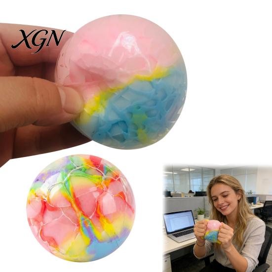 Crisp Stress Ball Handmade Relief Slow Rising Sensory Fidget Toy Portable Decompression Party Favors Relaxation