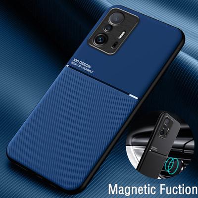 Для Xiaomi Mi 11T 11 T Pro 5G чехол автомобильный магнитный держатель кожаный защитный чехол для телефона Mi 11T Pro Mi11T Pro мягкий бампер задняя крышка