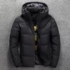 Men's Casual Zipper Top Lined Cotton Warm Jacket Winter Hooded Short Jacket Plus Size Warm Jacket