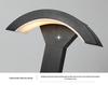 Waterproof Modern LED Outdoor Wall Lamp, Induction Courtyard & Balcony Light, Fan-Shaped Design