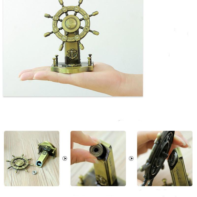 Европейские Креативные Металлические Поделки Штурвал Корабля Кормовой Руль Гостиная Столешница Стол Украшение Дома