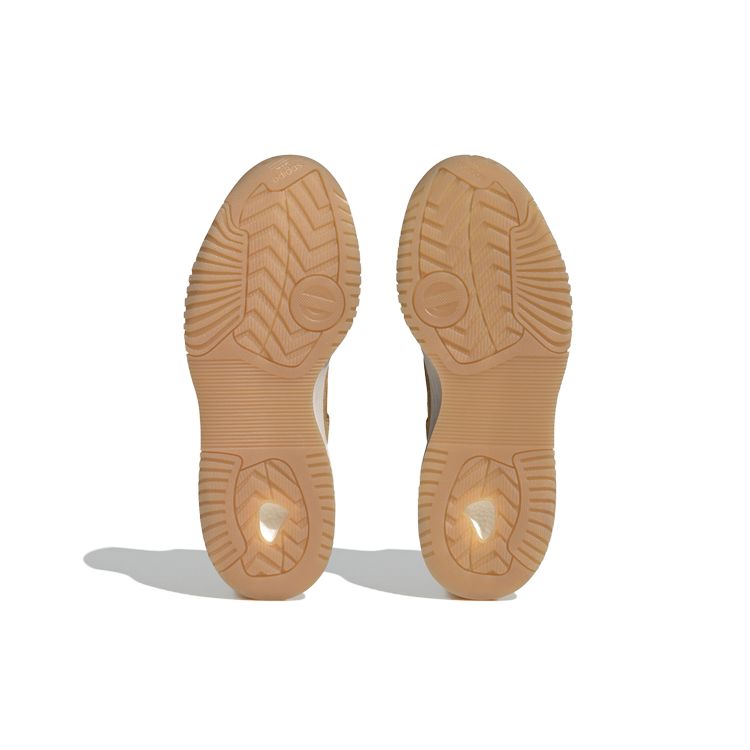 Adidas Originals Streetball 2 Ткань Кожа Спорт Тренд Нескользящие Износостойкие Баланс Средний Верх Повседневная Обувь Унисекс Повседневная Обувь Желто-Коричневый ID4768