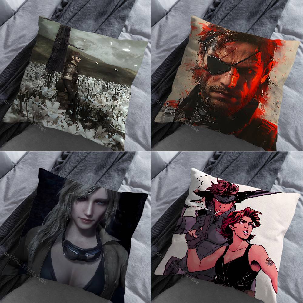 Game MMetal GGear pillow over living room sofa cushion cover home decoration bedroom room bed pillow cover
