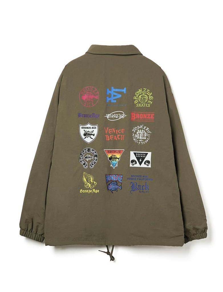 Coach Jacket Logo Collection Skullfish Skater Bronze Age [БРОНЗОВЫЙ ВЕК] Мужская (JP, Алфавит, M, Хаки)