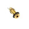 Electric Bass Guitar Straight Ribbed Tube Output Jacks Cylinder Input Kack Socket Guitar Parts