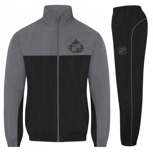 Sunderland AFC Boys Crest Two Tone Tracksuit