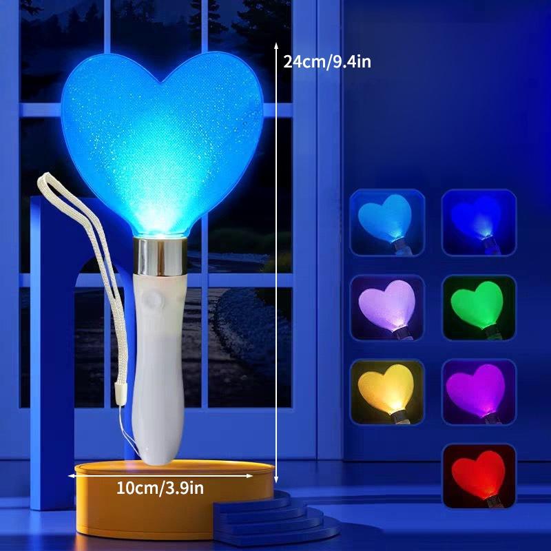 Durable Color Changing Glow Stick Kpop Lightstick Concert Support Stick LED Light Rods Wedding Party Time Halloween Lighting Decor