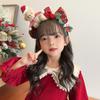 Детский головной убор 'Мишка', пушистый плюшевый бант, аксессуары для волос, милая рождественская повязка на голову, рождественские подарки