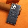Вращающийся на 360 градусов чехол для телефона Samsung S23ultra подходит для магнитной подставки Galaxy24Plus и простого кожаного чехла 24u