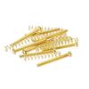 PATIKIL Guitar Pickguard Mounting Screws with Spring M3x30mm Screws Double Coil Pickup Ring Mounting Screws for Electronic Guitar Gold 8 Pieces