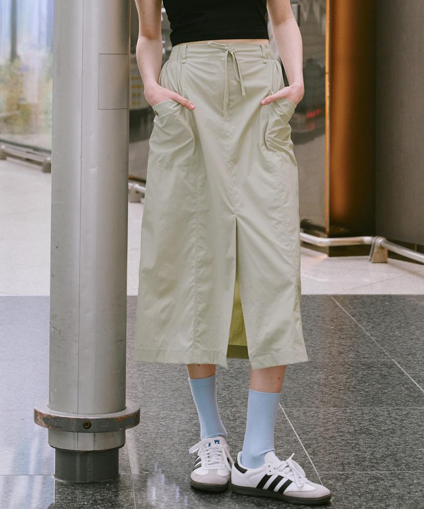 Marop 3105 Nylon Skirt (Beige)