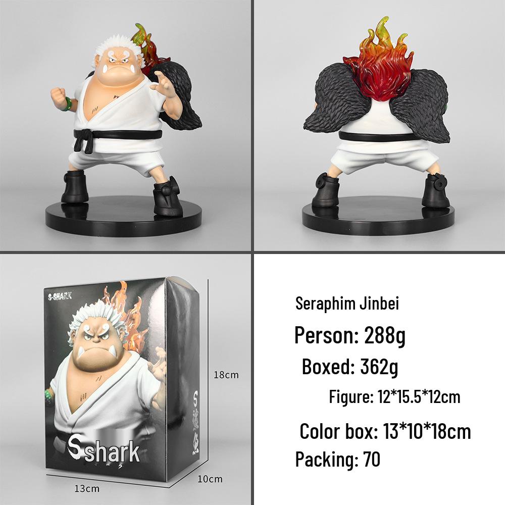 Фигурка Серафима Джинбе из One Piece GK, 2D украшение для автомобиля