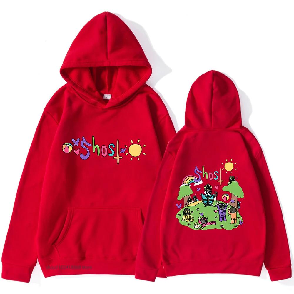 Худи мужское Ghost Music Band, толстовка в стиле хай-стрит, одежда с длинным рукавом, уличная одежда, женская одежда, Y2k, мужское