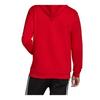 Adidas Originals Trefoil Sweatshirts Men's Bright Pink Red Fluorescent Hooded Moderate Regular (Unisex) Sweatshirts FM3783