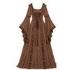 Medieval Renaissance Corset Dress Cosplay Costume Halloween Vintage Court Gown Party