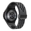 Силиконовый ремешок для Samsung Galaxy Watch 6, 5, 4, 40 мм, 44 мм, 5Pro, 45 мм, магнитная пряжка, ремешок 6, классический, 43 мм, 47 мм, браслет без зазоров, 42 мм