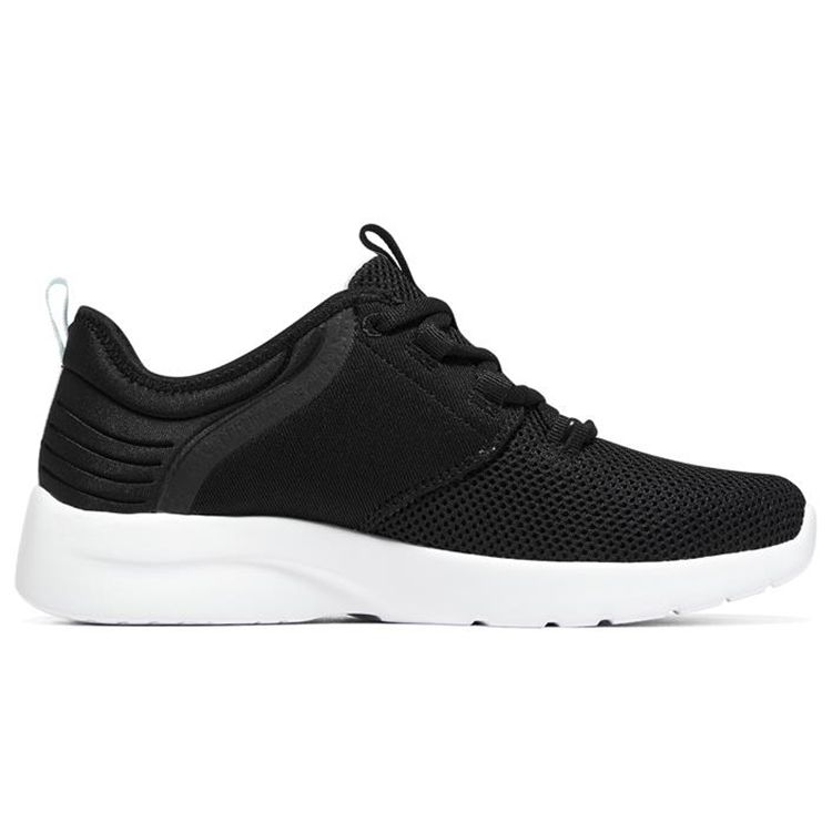 Skechers Dynamight 2.0 Амортизация Сетчатый Материал Синтетическая Кожа Низкие Кроссовки Женские Черный Зеленый 149547-BKAQ