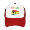 Summer Mesh Sun Hats Ghana National Soccer Team  Summer Baseball Cap Vintage Trucker Hat  FeUnisex Unisex Wholesale Snapback Cap