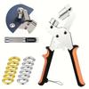 10mm Grommet Grommet Tool Kit with Eyelet Eyelet Hole Handheld Round Hole Manual Handheld Hole Punch with 500 DIY Crafts Punch, Pliers, Punch, Punch,