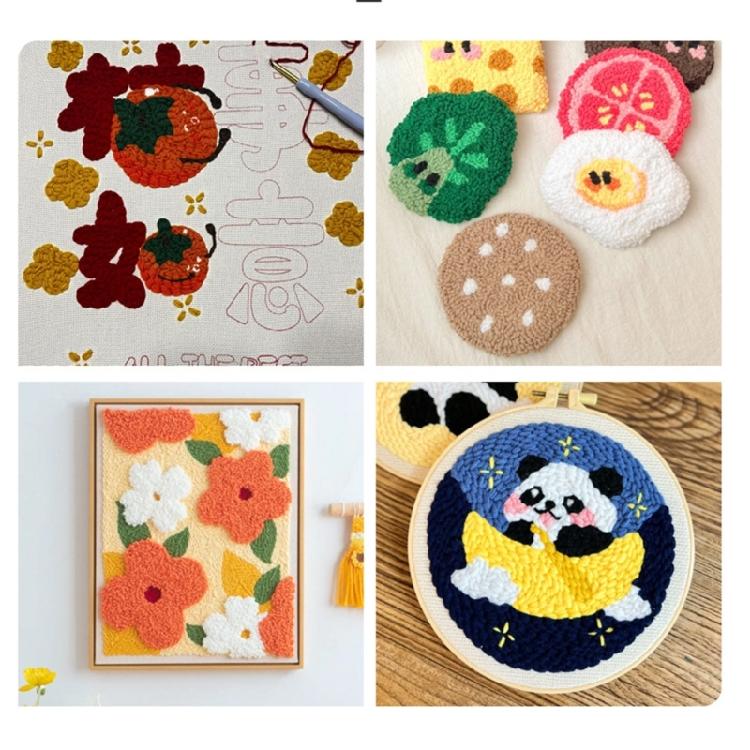 Инструмент для вышивки тамбурным швом с защитным колпачком 2,5/3/3,5/5,0 мм Ручка-игла для вышивки тамбурным швом Прост в использовании для дома и в путешествии