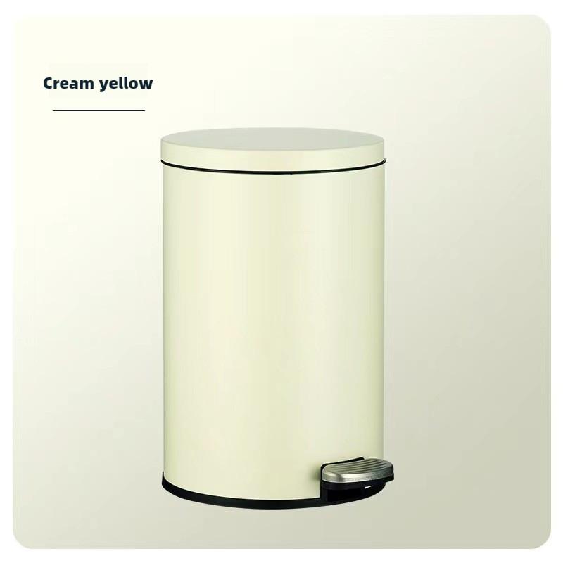 Мусорное ведро из нержавеющей стали, бытовая корзина для хранения мусора с ножной педалью, кухонное, для ванной комнаты, мусорное ведро большой вместимости
