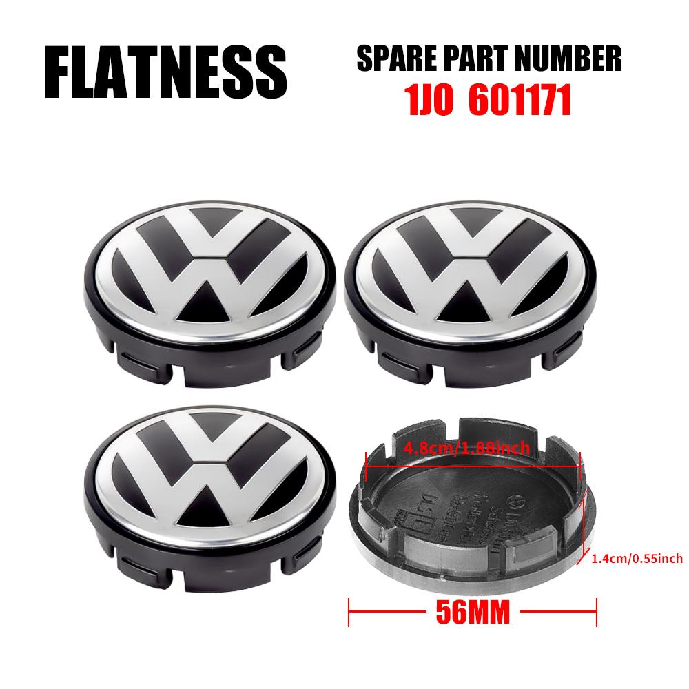 2026 Hot For VOLKSWAGEN VW 4PCS 56MM/65MM/66MM Car Wheel Center Hub Caps Hubcap Tire Rim Covers Replacement Decoration For Volks