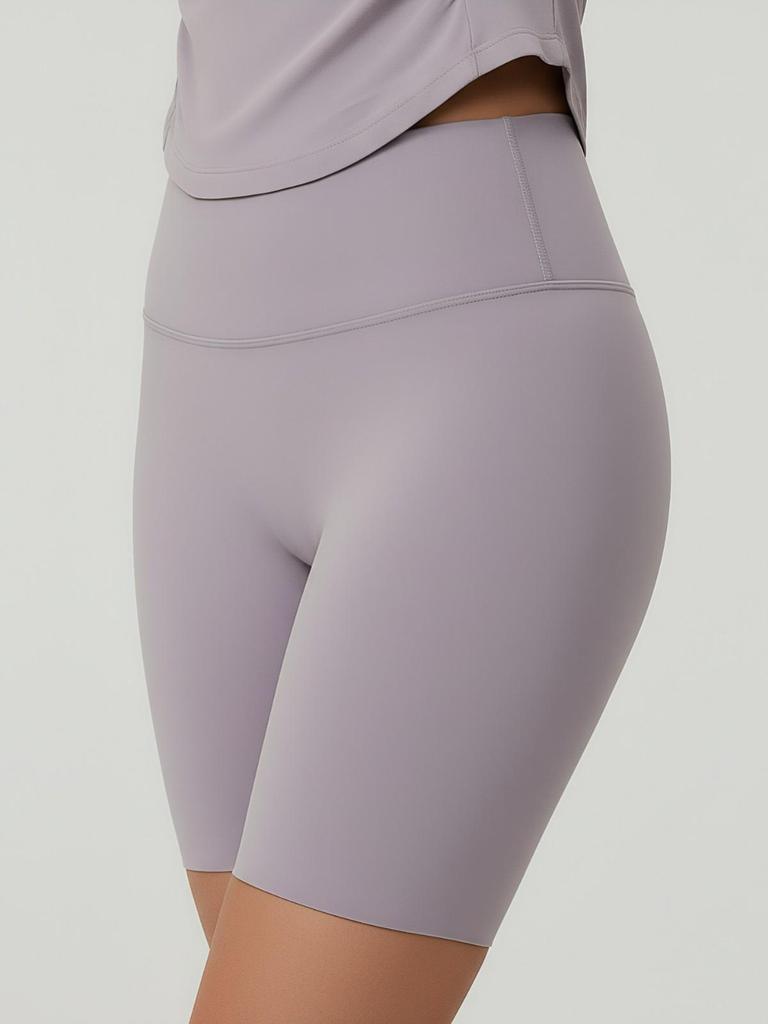 Женские велосипедные и йога-шорты с высокой талией средней длины, высокая эластичность