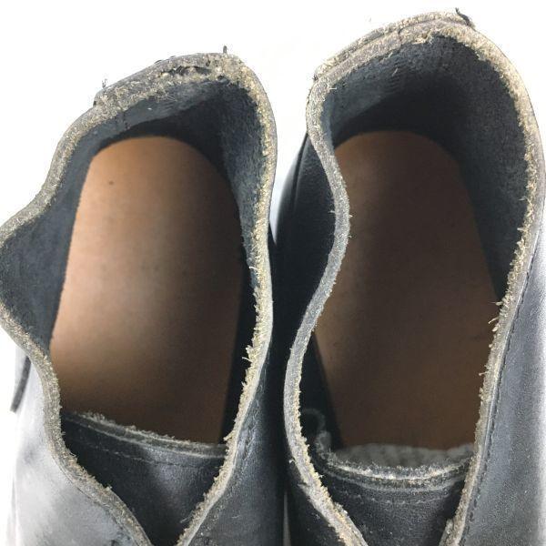 80s Vintage Addison Shoe Co Z41-1983/75 Size 6.5R 24.5 Steel Toe U.S. Navy Service Shoes Black(USED)