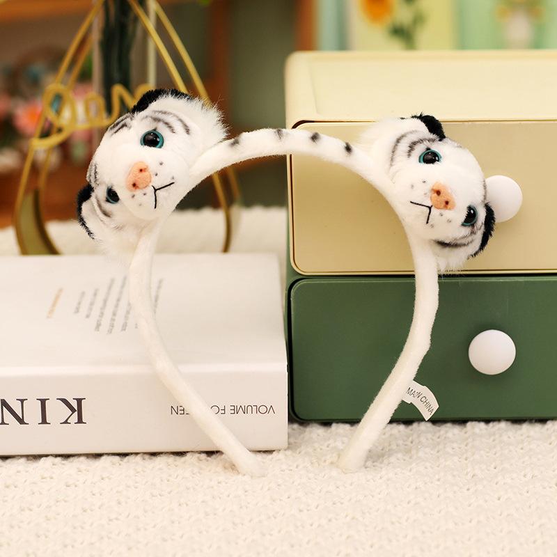 Мультяшный Животный Тигр Хвост Лапа Плюшевая Игрушка Динозавр Леопард Перчатки Повязка на Голову Кукла Детский Реквизит для Выступлений