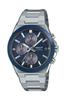 Casio Edifice Solar Watch Silver with Ceramic Bezel and Sapphire Crystal EFS-S650YD-2AJF Men's