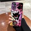 Крутой чехол для телефона Pokemon Gengar для Xiaomi Redmi Note 13 Pro Plus 9 12 Pro 7 8 11s 12s 11 14 10 10S 9S Funda