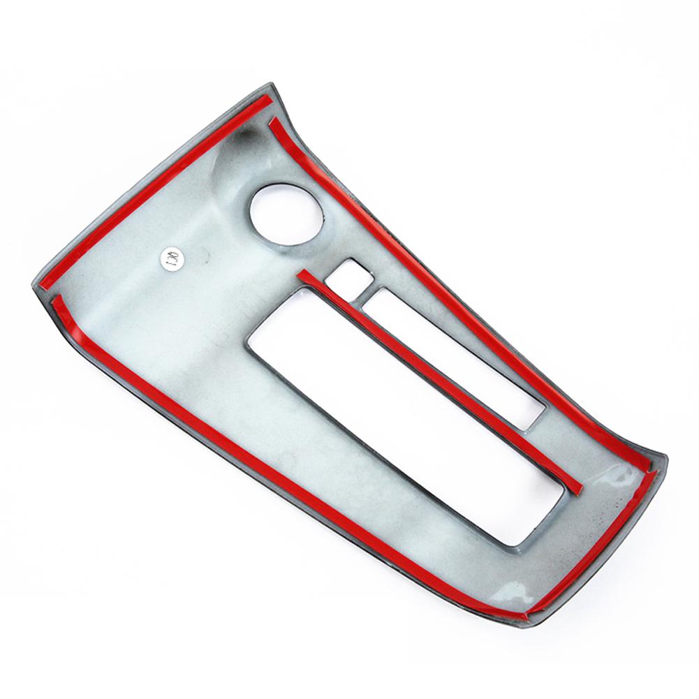 Автомобильная крышка коробки передач из углеродного волокна, декоративная наклейка, рамка, аксессуары для салона автомобиля для Nissan Kicks 2016-2020 ABS