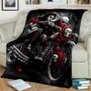 Horror Female Skull Dead Girl Gothic Blanket,Soft Throw Blanket for Home Bedroom Bed Sofa Picnic Travel Office Cover Blanket Kid