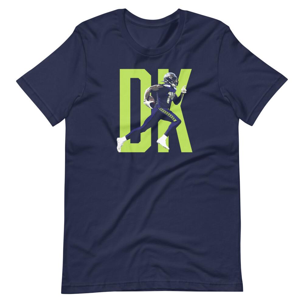 DK METCALF Football Running Navy Tee Shirt Short-Sleeve Unisex T-Shirt