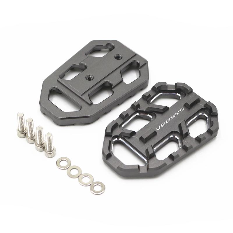 Подножка Versys650 1000 Versys X-300 Подставка для ног Подножки педали Подставка для ног для Kawasaki Versys 650 Versys1000 X300 увеличенная