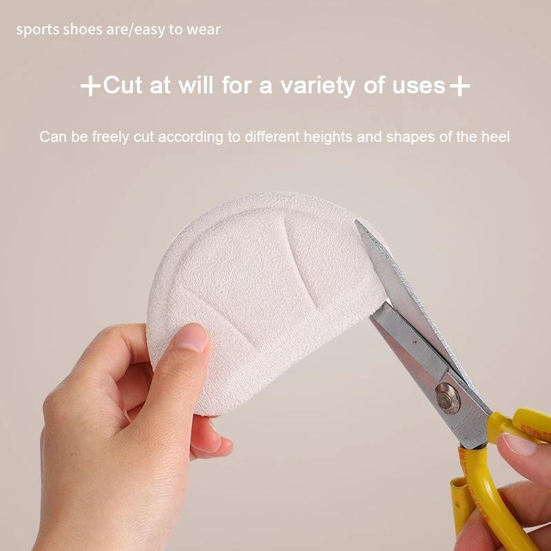 1 pair sneakers Patched heel pad Adjustable wear-resistant insole Men's non slip sticker heel protection pad Foot care pad