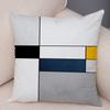 Piet Mondrian Geometric Line Color Block Pillowcase Soft Plush Throw Cushion Cover Decor Nordic Style Pillow Case for Sofa Home