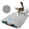 Waterproof Pet Cat Litter Mat EVA Cat Litter Trapping Mat for Indoor Cat Litter Box Non-slip Bottom Less Waste