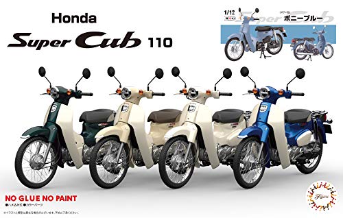 Fujimi Model 1/12 Серия NEXT №1 EX-6 Honda Super Cub 110 Street (Бонни Блю) 12NX-1 EX-6