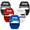 4Pcs Metallic Door Lock Buckle Protection Shell Car Interior Decoration Items for Jeep Wrangler Grand Cherokee Compass