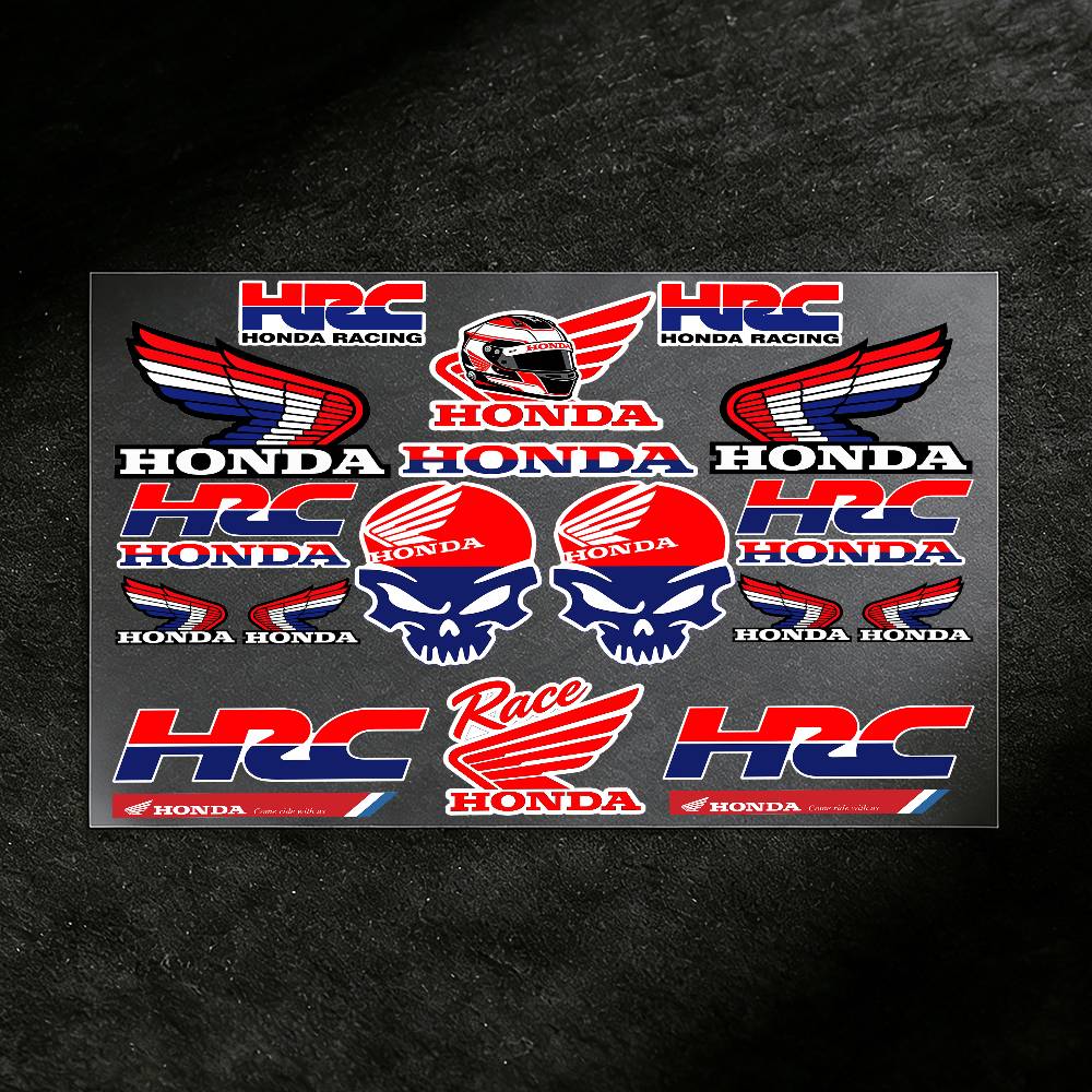 AYN1 For HONDA Stickers Moto Sticker Auto Body Bumper Windows Motorcycle Laptop Walls Vinyl Decal Car Tuning Accessories