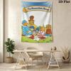 Berenstain Bears Pattern Home Decor Tapestry, Wall Hanging, Decorative RV Wall Cloth.MGT0918028