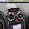 Настоящая мягкая карбоновая наклейка для Opel Corsa 2007 2008 2009 2010 2011 2012 2013 2014, центральная консоль автомобиля, воздуховыпускное отверстие, экран времени.