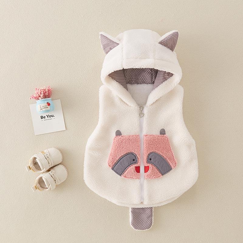 Мягкий жилет для девочек на осень/зиму, 1-3 года