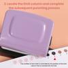 8 Sheet Capacity Loose Leaf Paper Puncher ABS Spiral Binding Machine Paper Hole Puncher  Planner