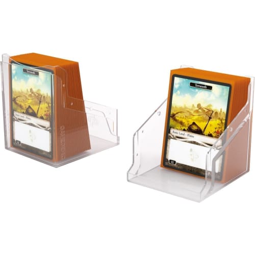 GameGenic Deck Box: Bastion XL Clear (100ct) ? Durable and Sturdy TCG, OCG Card Storage ? Compatible with Pokemon Yugioh Commander and MTG Magic: The