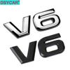 DSYCAR 1Pcs Fashion 3D Metal V6 Engine Display Car Sticker Emblem Badge for Cars Decorative Accessories